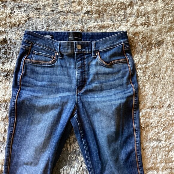 White House Black Market Every Day Soft Slim Ankle High Rise Jeans Women’s 8 - Picture 2 of 8